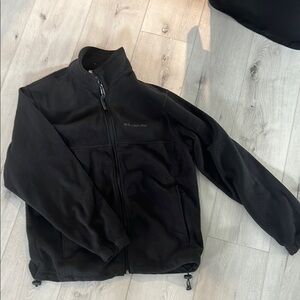 Columbia Jet Black Full-Zip Fleece Jacket